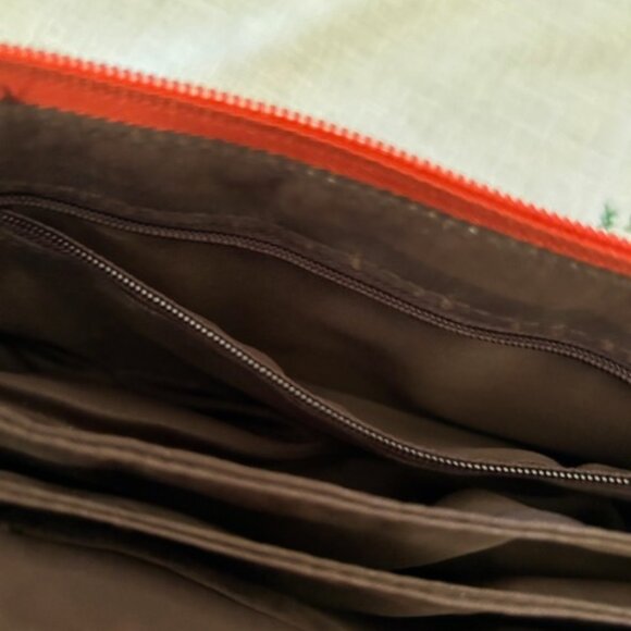 Rusty Orange Faux Alligator/Croc clutch Purse - Picture 4 of 4